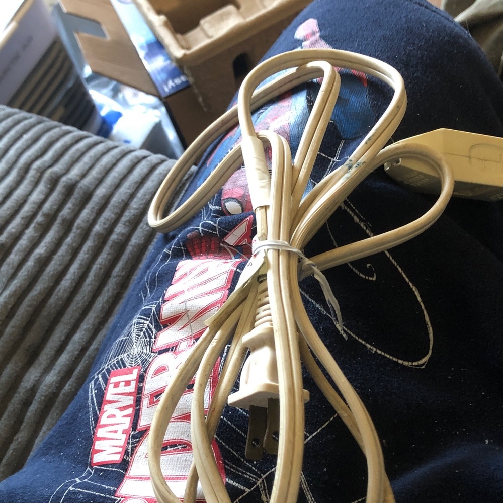 White power cords